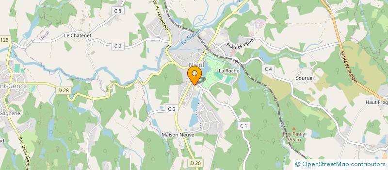 localisation de l'entreprise ASSOCIATION DE LOISIRS ET ANIMATIONS DES PENSIONNAIRES à NIEUL