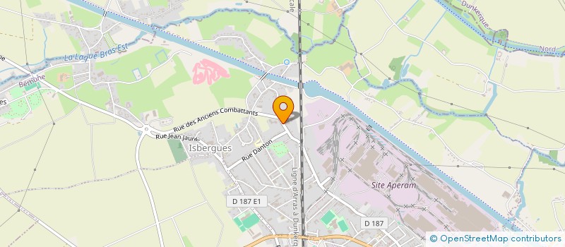 localisation de l'entreprise ASSOCIATION DE LOISIRS ET DETENTE DU CAT  ISBERGUES