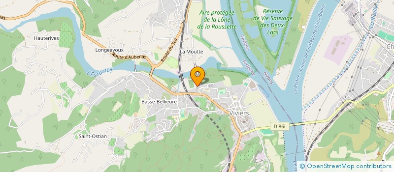 localisation de l'entreprise ASSOCIATION DE LOISIRS PARENTS ET ENFANTS A VIVIERS  VIVIERS