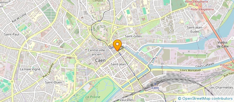 localisation de l'entreprise ASSOCIATION DE LOISIRS SPORTIFS ET CULTURELS DE LA CAF DU CALVADOS à CAEN