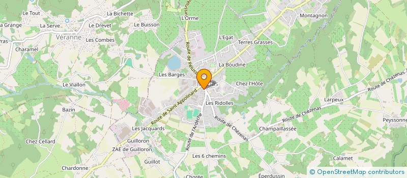 localisation de l'entreprise ASSOCIATION DE LUTTE CONTRE LES DEGATS ET DE GESTION DU SANGLIER DES VERSANTS RHODANIENS  MACLAS