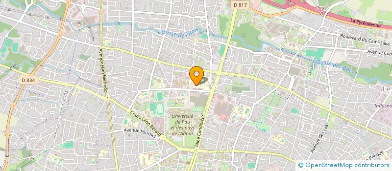 localisation de l'entreprise ASSOCIATION DE LUTTE CONTRE LES DISCRIMINATIONS DE L'ENSGTI à PAU