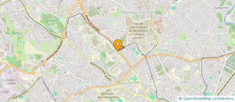 localisation de l'entreprise ASSOCIATION DE LUTTE CONTRE LES INFECTIONS ASSOCIEES AUX SOINS (A L I A S) à MONTPELLIER