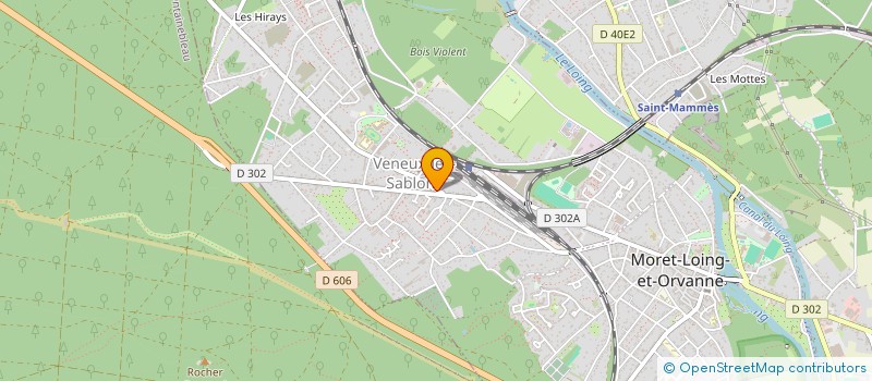 localisation de l'entreprise ASSOCIATION DE LUTTE CONTRE LES MALADIES LE HANDICAP ET LES DISCRIMINATIONS (ALMHD)  MORET-LOING-ET-ORVANNE