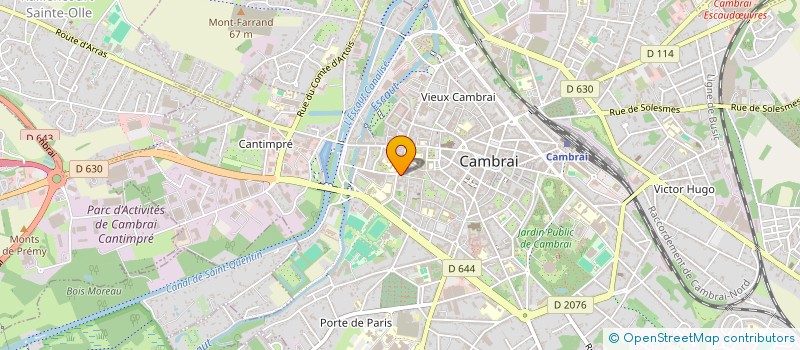 localisation de l'entreprise ASSOCIATION DE.M.A.C à CAMBRAI