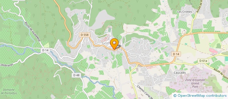 localisation de l'entreprise ASSOCIATION DE MAINTENANCE DES TRADITIONS PROVENCALES L'ESCANDIHADO à GRIMAUD