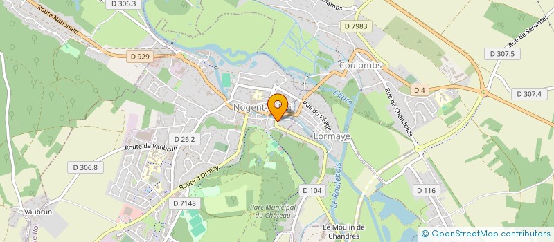 localisation de l'entreprise ASSOCIATION DE MAINTENANCE DU SECTEUR PAROISSIAL DE NOGENT-LE-ROI à NOGENT-LE-ROI