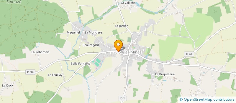localisation de l'entreprise ASSOCIATION DE MAINTIEN A DOMICILE GUEMENE PENFAO - SION LES MINES à SION-LES-MINES