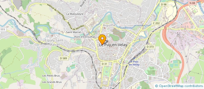 localisation de l'entreprise ASSOCIATION DE MAISONS DE RETRAITE ASSOCIATIVES PRIVEES DE HAUTE-LOIRE à LE PUY-EN-VELAY
