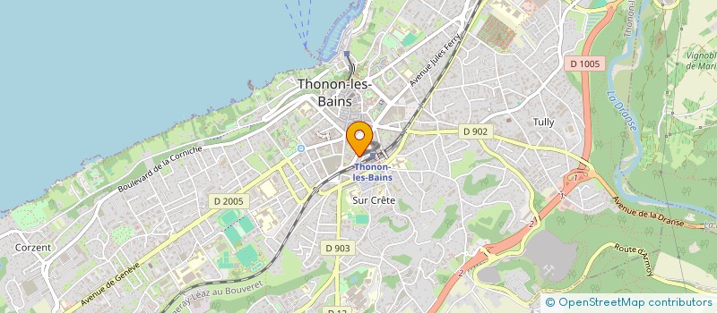 localisation de l'entreprise ASSOCIATION DE MAITRES ALCHIMISTES TAOISTES LES 8 IMMORTELS à THONON-LES-BAINS