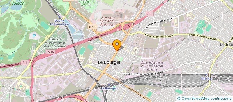 localisation de l'entreprise ASSOCIATION DE MALFAITEURS à LE BOURGET