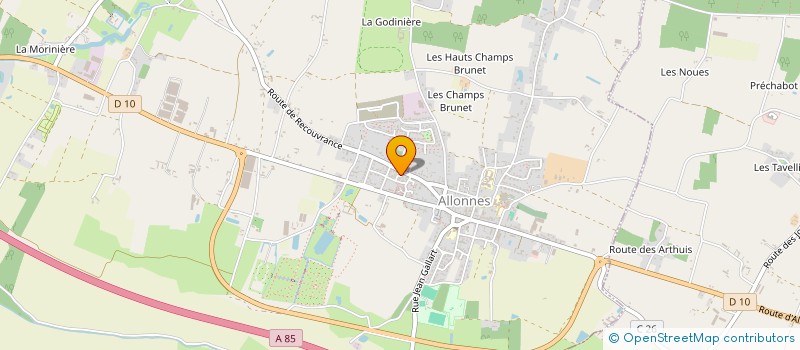localisation de l'entreprise ASSOCIATION DE MARCHE ET DE VTT ALLONNAISE à ALLONNES