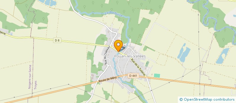 localisation de l'entreprise ASSOCIATION DE MARISY  POUAN-LES-VALLEES