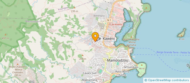 localisation de l'entreprise ASSOCIATION DE MARSEILLE DE KAWENI à MAMOUDZOU