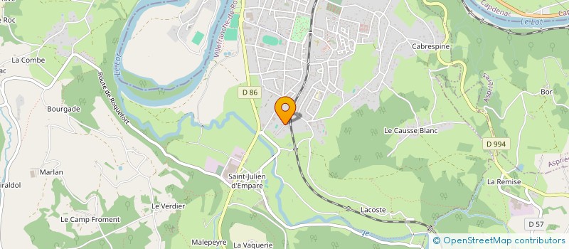 localisation de l'entreprise ASSOCIATION DE MASSIP à CAPDENAC-GARE