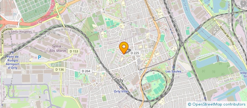 localisation de l'entreprise ASSOCIATION DE MEDIATION SCOLAIRE ORLY (AMS'O) à ORLY