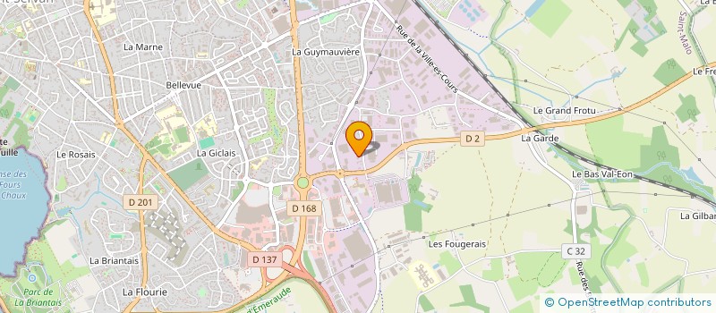 localisation de l'entreprise ASSOCIATION DE MISE EN COMMUN DE MOYEN - MAISON DE LA MUSIQUE  SAINT-MALO