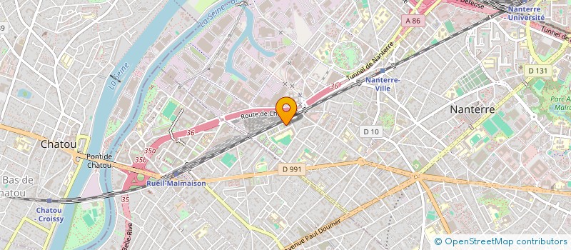 localisation de l'entreprise ASSOCIATION DE MISSIRAH BABOKE (ADMB)  NANTERRE