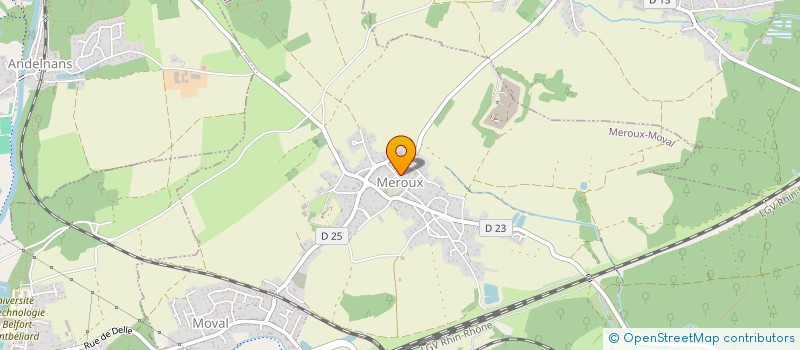 localisation de l'entreprise ASSOCIATION DE MOTO-CROSS DE BERMONT à BERMONT