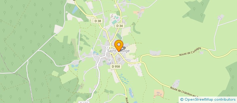 localisation de l'entreprise ASSOCIATION DE MOYENS MATERIELS ET HUMAINS EN NIVERNAIS MORVAN  SAINT-SAULGE