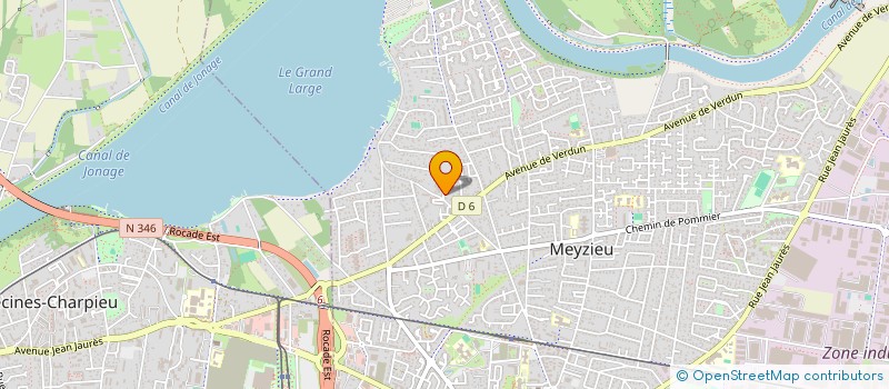 localisation de l'entreprise ASSOCIATION DE MUSIQUE ARABO-ORIENTALE LYONNAISE  MEYZIEU