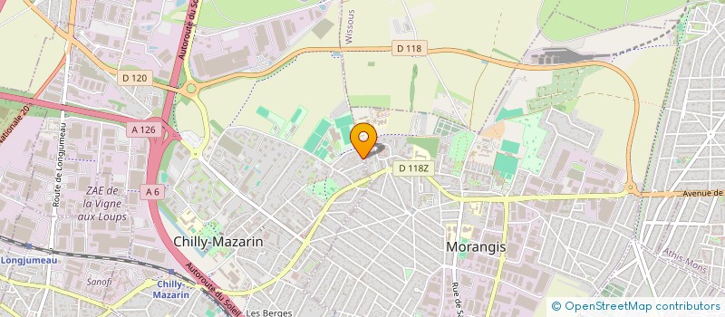 localisation de l'entreprise ASSOCIATION DE MUSULMANS DE CHILLY MAZARIN ET MORANGIS  CHILLY-MAZARIN