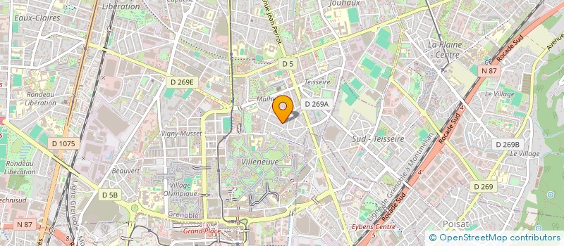 localisation de l'entreprise ASSOCIATION DE MUTUALISATION DE MATERIEL ARTISTIQUE à GRENOBLE