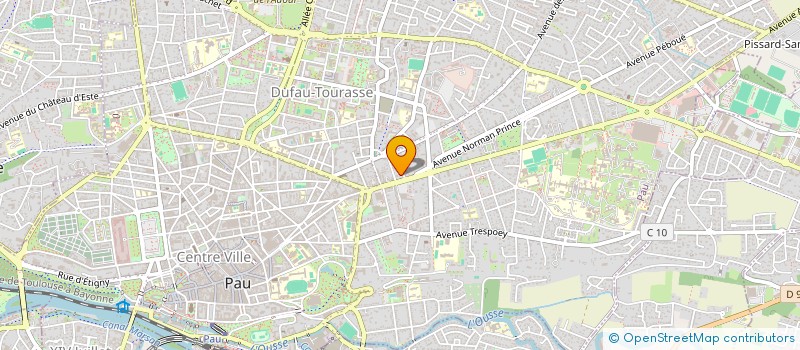 localisation de l'entreprise ASSOCIATION DE MUTUALISATION DES NOTAIRES DE LA COUR D'APPEL DE PAU à PAU