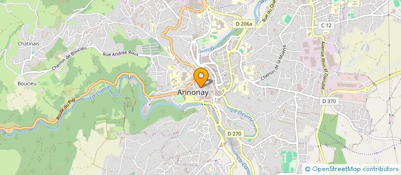 localisation de l'entreprise ASSOCIATION DE NOTRE DAME A LA ROTONDE à ANNONAY