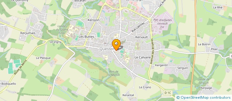 localisation de l'entreprise ASSOCIATION DE NOTRE DAME DE L'O DE BREHARDEC  QUESTEMBERT