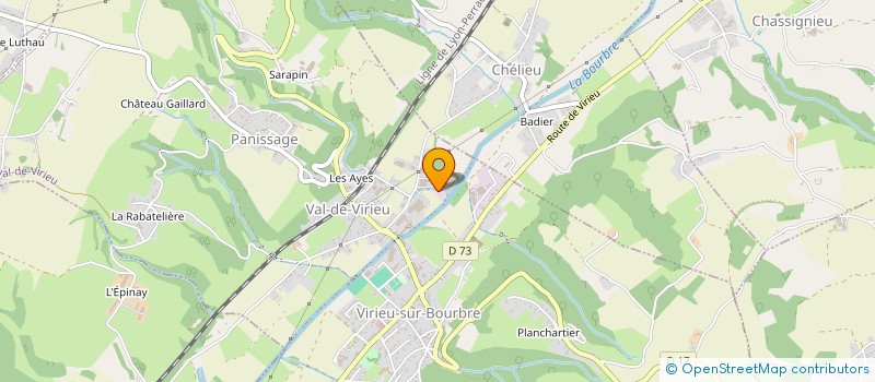 localisation de l'entreprise ASSOCIATION DE PALADRU DE PROMOTION DU PATRIMOINE  VILLAGES DU LAC DE PALADRU