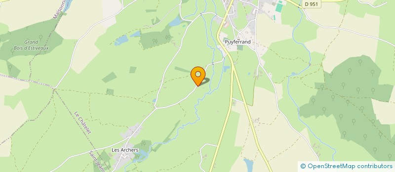 localisation de l'entreprise ASSOCIATION DE PARAGE ET D ECORNAGE  LE CHATELET