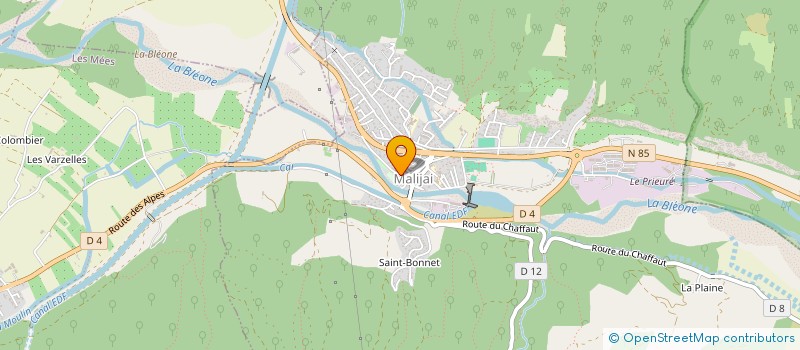 localisation de l'entreprise ASSOCIATION DE PARENST D ELEVES DE MALIJAI  MALIJAI