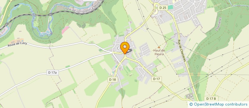 localisation de l'entreprise ASSOCIATION DE PARENTS D'ELEVES 1,2,3 MARELLE  CUTRY