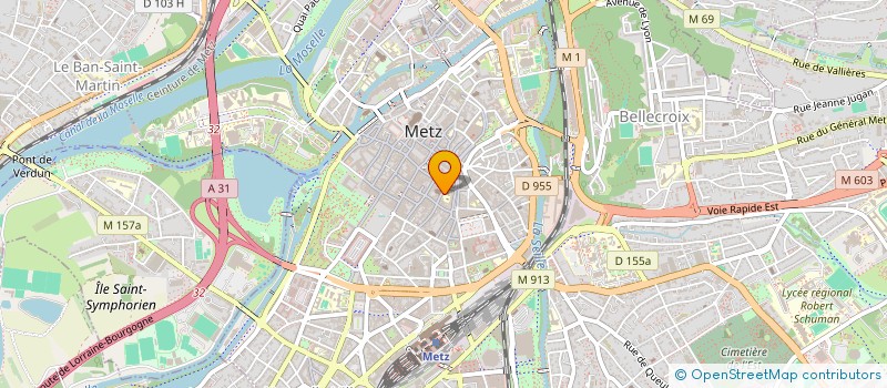 localisation de l'entreprise ASSOCIATION DE PARENTS D'ELEVES  METZ