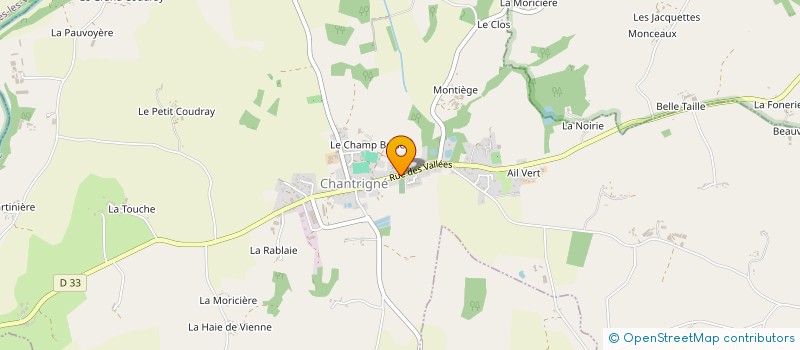 localisation de l'entreprise ASSOCIATION DE PARENTS D'ELEVES  CHANTRIGNE