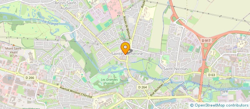 localisation de l'entreprise ASSOCIATION DE PARENTS D'ELEVES  SAINTE-CATHERINE