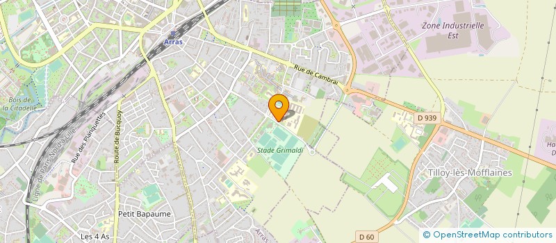 localisation de l'entreprise ASSOCIATION DE PARENTS D ELEVES APE LYCEE GUY MOLLET  ARRAS