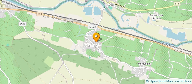 localisation de l'entreprise ASSOCIATION DE PARENTS D'ELEVES BOURSAULT OEUILLY VAUCIENNES  UILLY