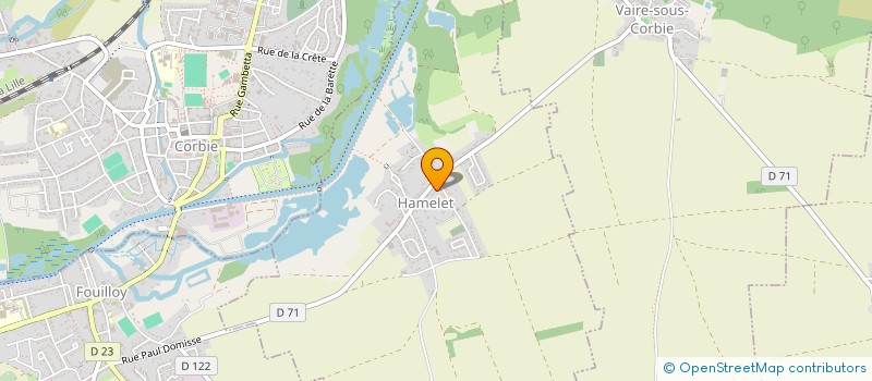 localisation de l'entreprise ASSOCIATION DE PARENTS D'ELEVES CAHIERS & MARELLES  HAMELET