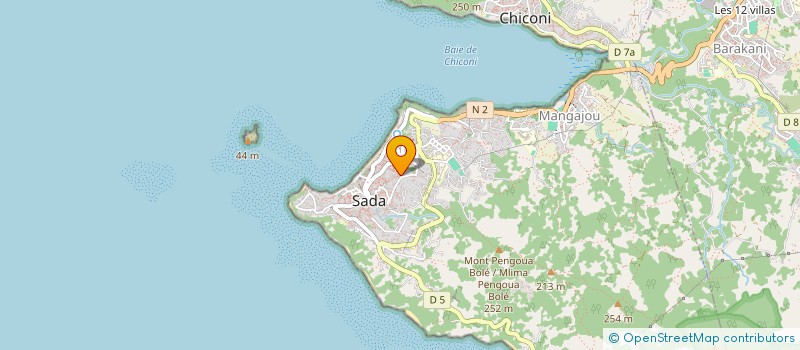 localisation de l'entreprise ASSOCIATION DE PARENTS D'ELEVES D'ECOLE DE SADA II à SADA
