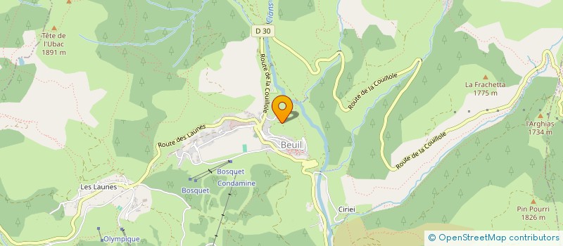 localisation de l'entreprise ASSOCIATION DE PARENTS D'ELEVES DE BEUIL (APELB)  BEUIL