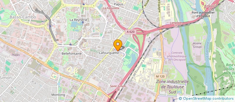 localisation de l'entreprise ASSOCIATION DE PARENTS D'ELEVES DE L'ECOLE BUFFON - LAFOURGUETTE à TOULOUSE