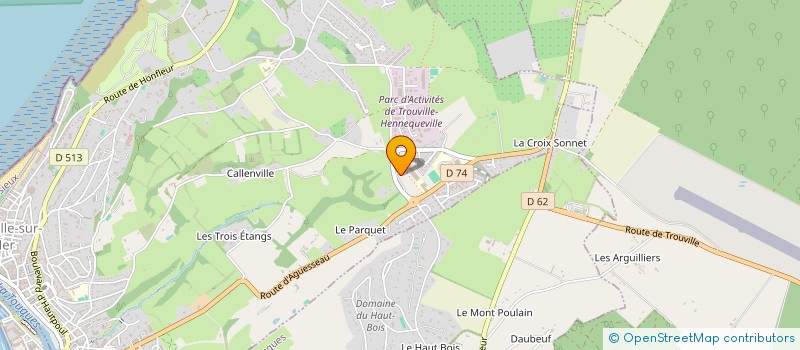 localisation de l'entreprise ASSOCIATION DE PARENTS D'ELEVES DE L'ECOLE JEANNE D'ARC (APEL) à TROUVILLE-SUR-MER
