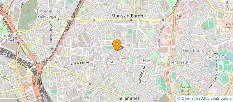 localisation de l'entreprise ASSOCIATION DE PARENTS D'ELEVES DE L'ECOLE LA PAIX  MONS-EN-BARUL