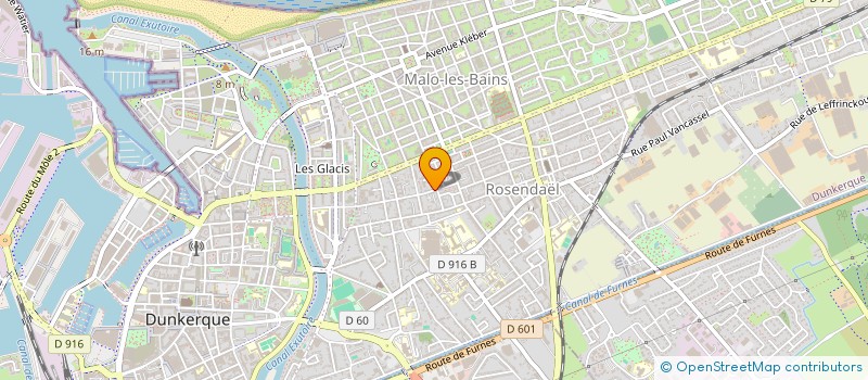 localisation de l'entreprise ASSOCIATION DE PARENTS D' ELEVES DE L'ECOLE LAMARTINE à DUNKERQUE
