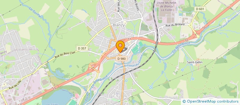 localisation de l'entreprise ASSOCIATION DE PARENTS D'ELEVES DE L'ECOLE LUCIE AUBRAC DE BLANZY  BLANZY