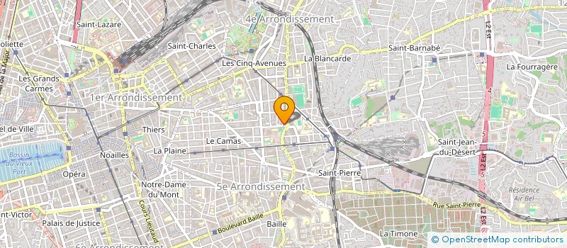 localisation de l'entreprise ASSOCIATION DE PARENTS D ELEVES DE L ECOLE MATERNELLE ABBE DE L EPEE  MARSEILLE
