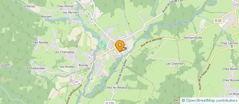 localisation de l'entreprise ASSOCIATION DE PARENTS D'ELEVES DE L'ECOLE MATERNELLE INTERCOMMUNALE à BOEGE