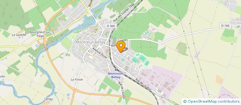 localisation de l'entreprise ASSOCIATION DE PARENTS D'ELEVES DE L'ECOLE PRIVEE MIXTE DE BREZE  BELLEVIGNE-LES-CHATEAUX